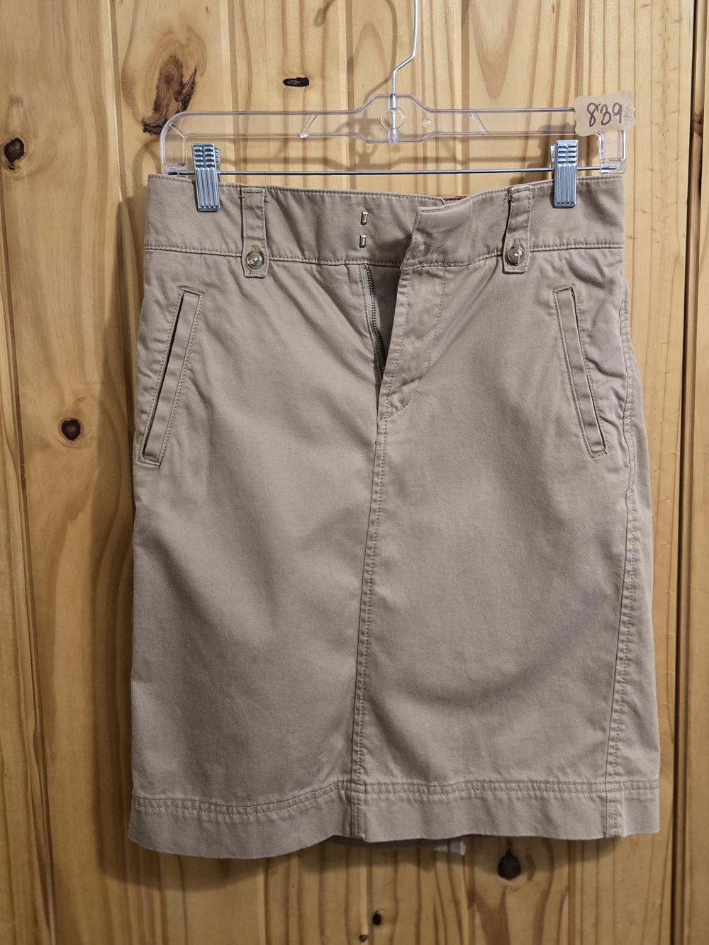 Tommy Hilfiger Beige Pencil Skirt